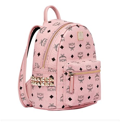 pink mcm bag replica|authentic mcm bags.